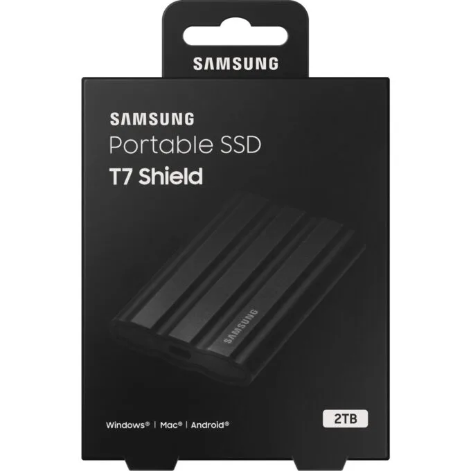 Samsung Portable SSD T7 Shield MU-PE2T0S 2TB USB 3.2 Gen2 1050MB/s Black Rugged — image 8