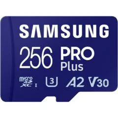 Samsung PRO Plus microSD Card - 256GB - UHS-I U3 Full HD 4K UHD