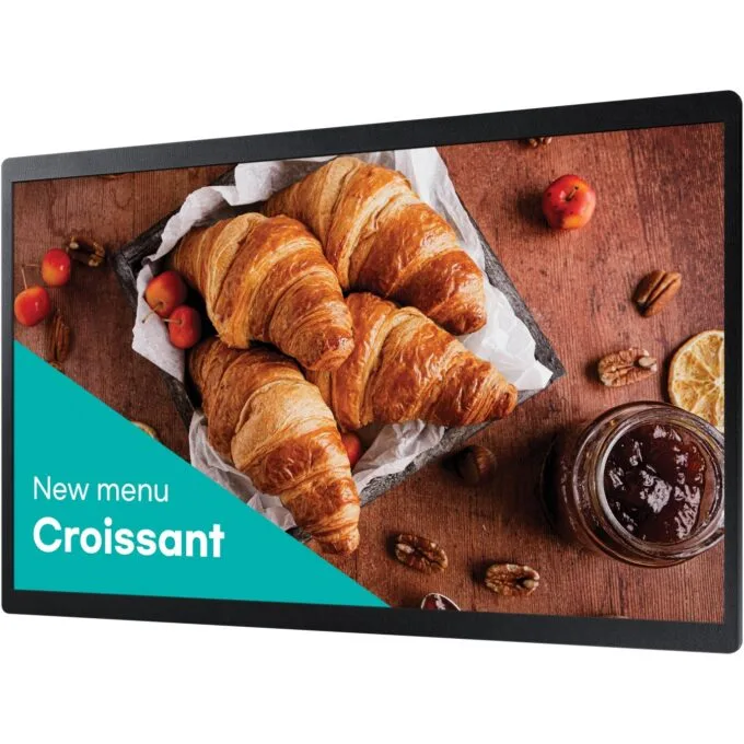 Samsung QB24C - Black - 24-inch FHD Digital Signage Monitor (60.5cm/23.8in), 16:9, 14ms, USB/HDMI/Ethernet, Tizen — image 2