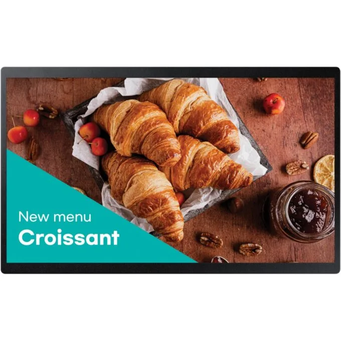 Samsung QB24C - Black - 24-inch FHD Digital Signage Monitor (60.5cm/23.8in), 16:9, 14ms, USB/HDMI/Ethernet, Tizen — image 1
