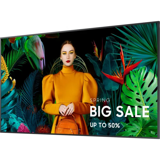 Samsung QH55C - 55-inch 4K UHD Smart Signage Display - VA Panel, 700 cd/m2, Tizen 7.0, Black — image 2
