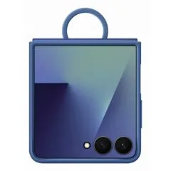Samsung Ring Case - Galaxy Flip7 - Blue Silicone