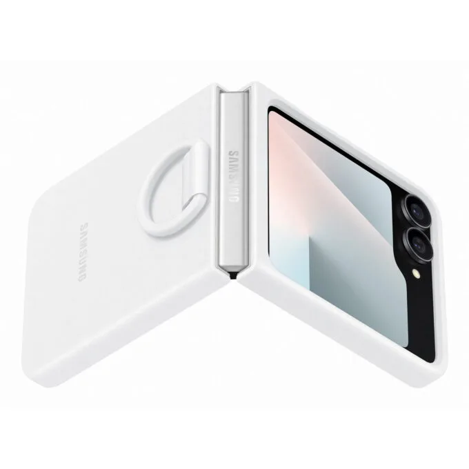 Samsung Silicone Case - EF-PF741TWEGWW - White Silicone Cover for Galaxy Flip7 FE — image 4