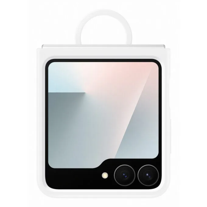 Samsung Silicone Case - EF-PF741TWEGWW - White Silicone Cover for Galaxy Flip7 FE — image 1