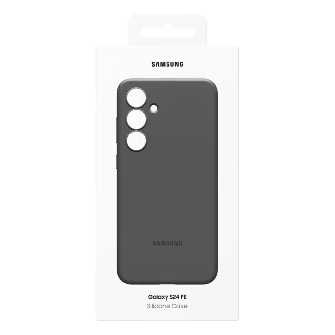 Samsung Silicone Case - Galaxy S24 FE - Soft-Touch Silicone Back Cover, Black — image 5