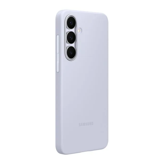 Samsung Silicone Cover for Galaxy S25 FE - Galaxy S25 FE - Light Blue, Holster-style silicone case — image 3