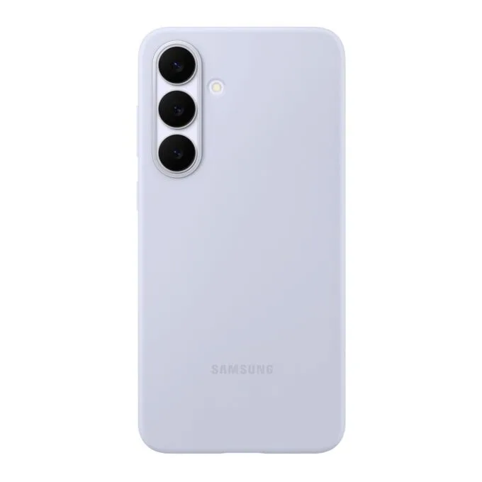 Samsung Silicone Cover for Galaxy S25 FE - Galaxy S25 FE - Light Blue, Holster-style silicone case — image 1