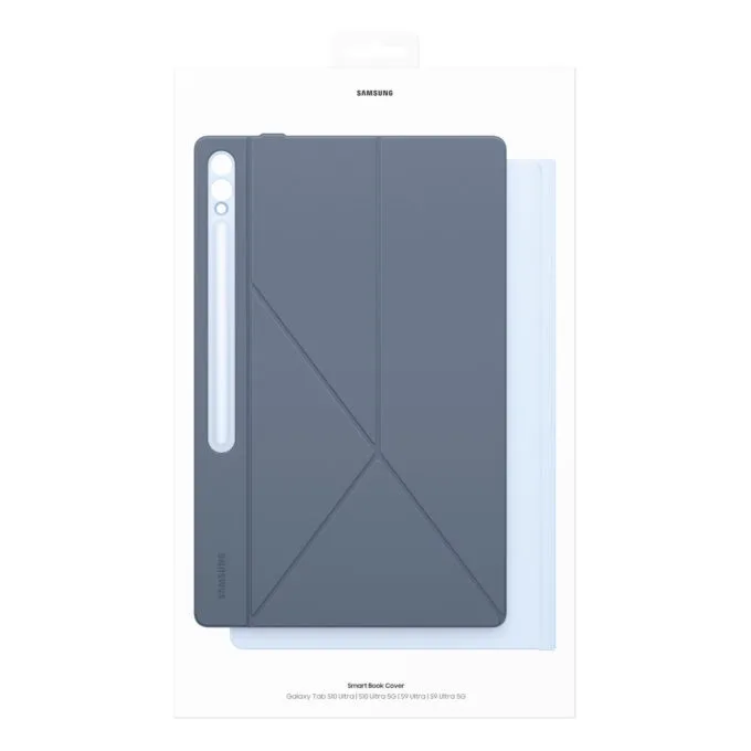 Samsung Smart Book Cover - Galaxy Tab S9/S10 Ultra - Blue Folio, Auto Wake/Sleep, Scratch Resistant — image 5