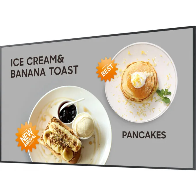 Samsung Smart Signage QM32C - 32in IPS Full HD Commercial Display, Black, 400 cd/m2, Tizen 7.0, 3x HDMI — image 2