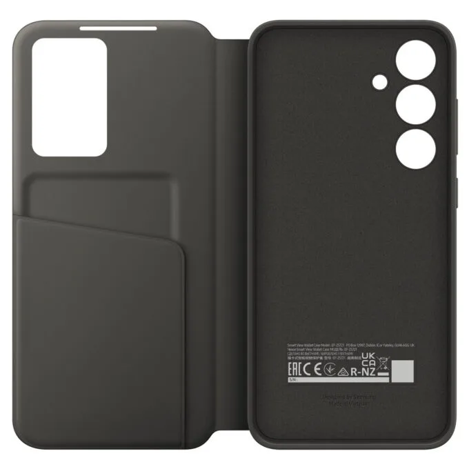 Samsung Smart View Wallet Case - Galaxy S24 FE - Black, Smart View Window, 1 Card Pocket — image 4
