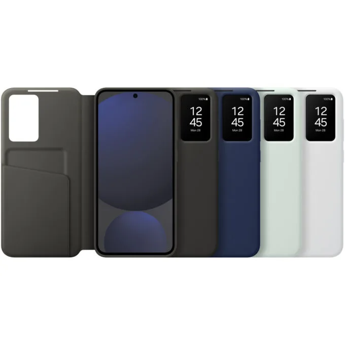Samsung Smart View Wallet Case - Galaxy S24 FE - Black, Smart View Window, 1 Card Pocket — image 5