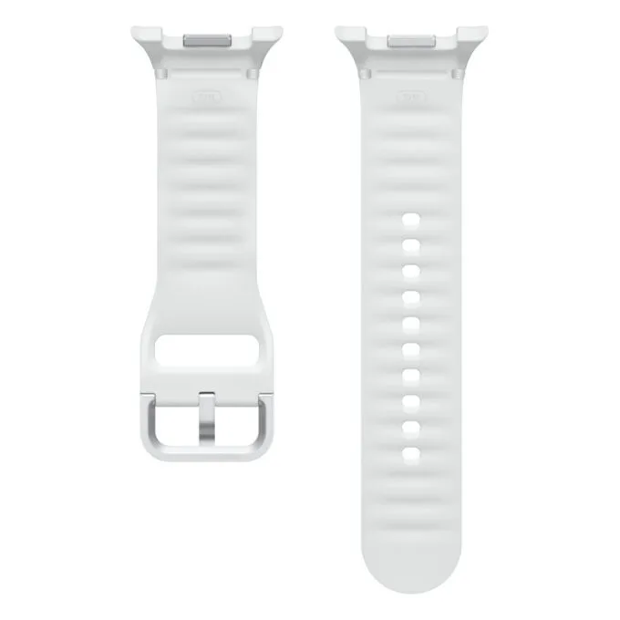 Samsung Sport Band - White S/M Rubber Strap for Galaxy Watch8 & Watch8 Classic — image 2