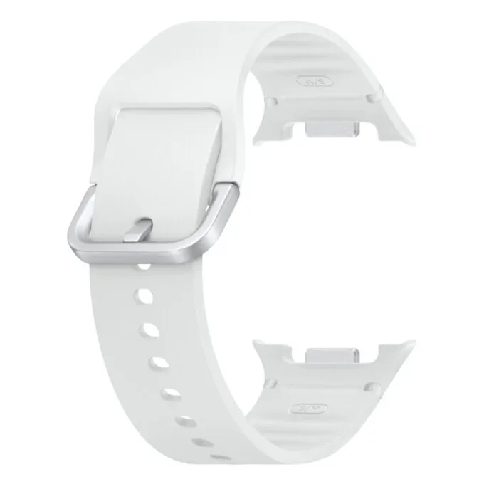 Samsung Sport Band - White S/M Rubber Strap for Galaxy Watch8 & Watch8 Classic — image 3
