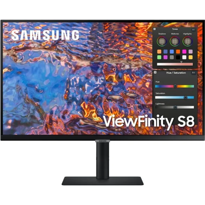 Samsung ViewFinity S8 S32B800PXP 32" 4K IPS Monitor - USB-C Pivot — image 1