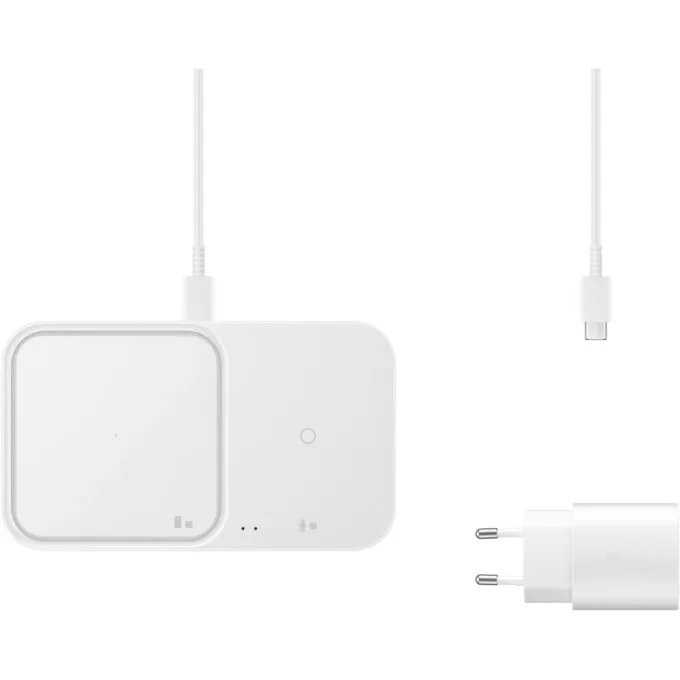 Samsung Wireless Charger Duo - EP-P5400 - 15W 3-in-1 Wireless Charging Pad, White — image 7