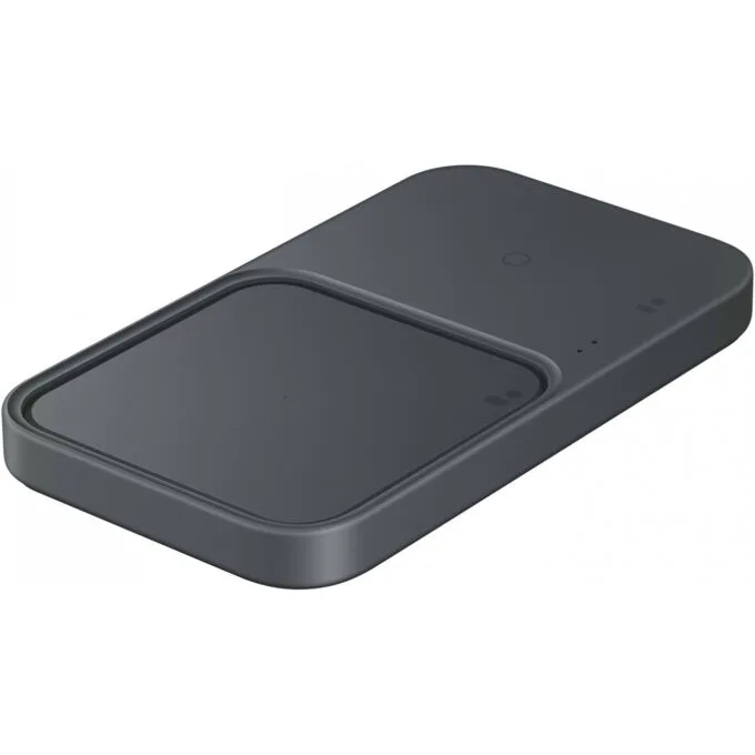 Samsung Wireless Charger Duo - EP-P5400T - 15W 3-in-1 Wireless Charging Pad, Grey — image 3
