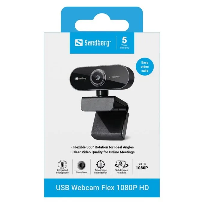 Sandberg USB Webcam Flex 1080P HD 133-97 — image 5