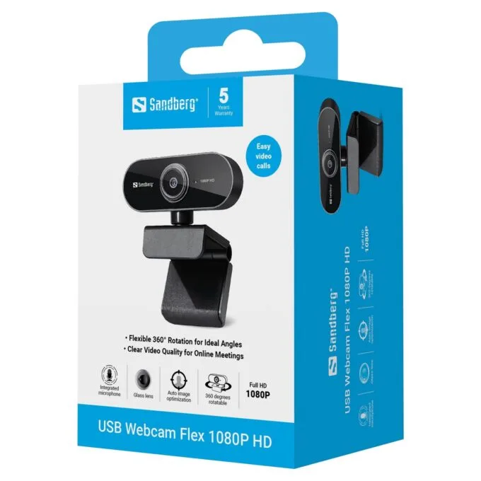 Sandberg USB Webcam Flex 1080P HD 133-97 — image 6