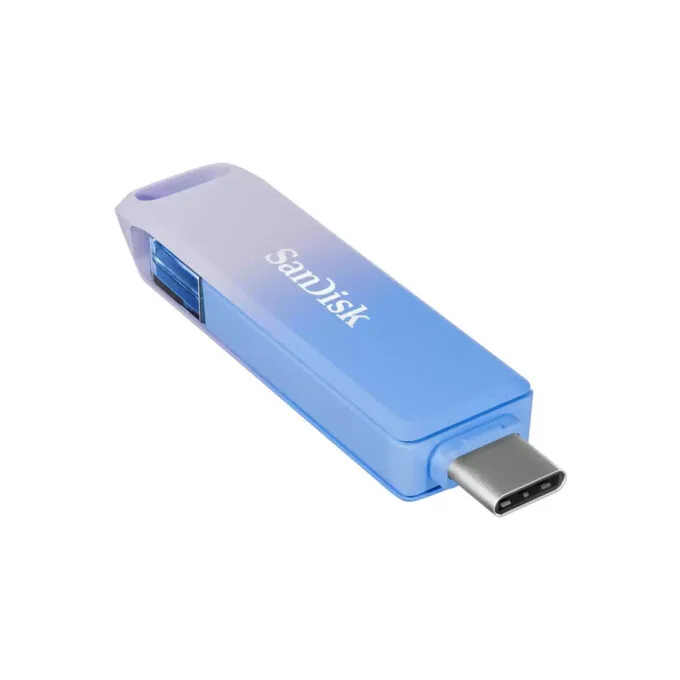SanDisk Creator Phone Drive - 128GB - Blue/Lilac, USB-C & Lightning, USB 3.2 Gen1 — image 2