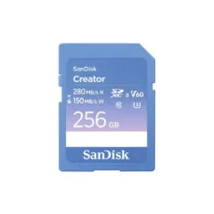 SanDisk Creator SD UHS-II 256GB - Blue SDXC Card, U3/V60, 280MB/s Read, 150MB/s Write
