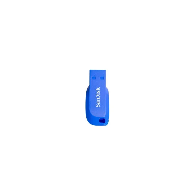 SanDisk Cruzer Blade - 16GB - Blue USB 2.0 Flash Drive, Capless with Key Ring — image 1