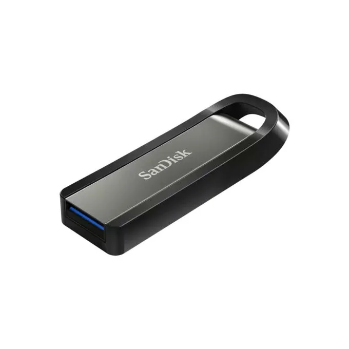 SanDisk Extreme Go USB 3.2 Gen1 Flash Drive - 128GB - Stainless Steel — image 2