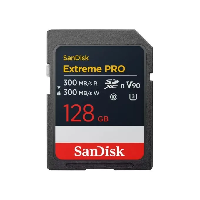SanDisk Extreme Pro 128GB SD Card - SDXC Memory Card — image 1