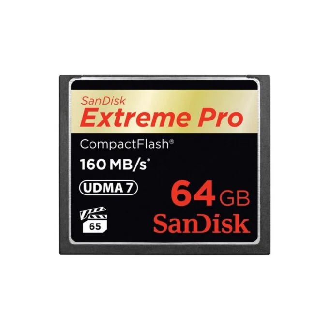 SanDisk Extreme PRO CompactFlash Card 64GB - 160 MB/s — image 1