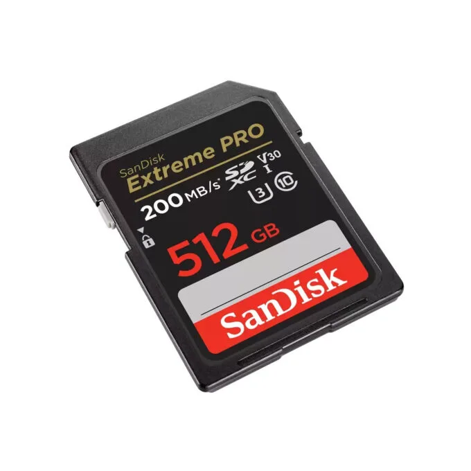 SanDisk Extreme PRO SDXC - 512GB - Black, Up to 200MB/s Read & 140MB/s Write — image 2