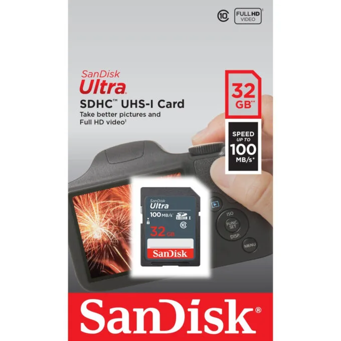 SanDisk Ultra 32GB SDHC Memory Card - UHS-I U1 - Class 10, up to 100 MB/s — image 3