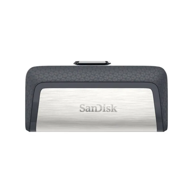 SanDisk Ultra Dual Drive - 128GB - USB 3.2 Gen 1 (USB 3.1) Type-A & Type-C - Black/Silver — image 1