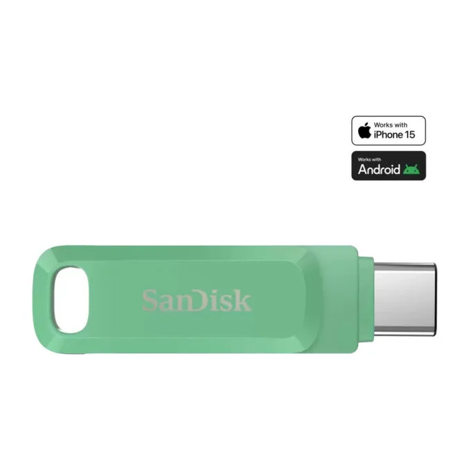 SanDisk Ultra Dual Drive Go - 1TB USB Type-C Flash Drive - Green, USB 3.2 Gen1, 400MB/s, Swivel — image 1
