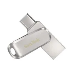 SanDisk Ultra Dual Drive Luxe 128GB USB-C/USB-A Flash Drive - Silver