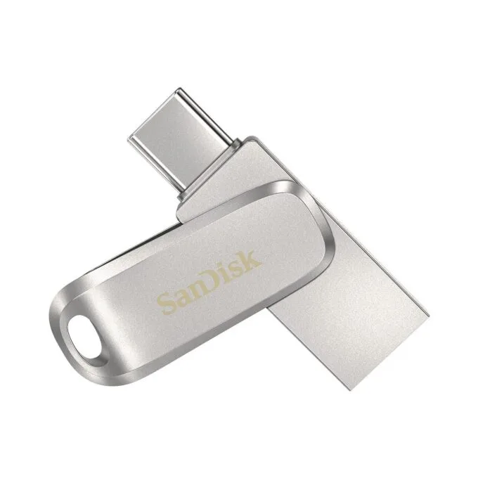 SanDisk Ultra Dual Drive Luxe Type-C - Silver - 256GB USB 3.1 Dual-Connector — image 1