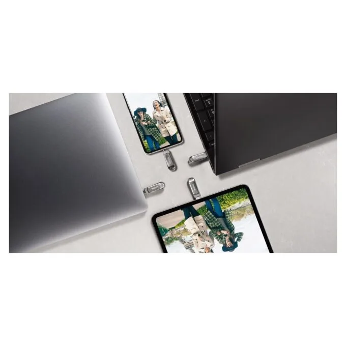 SanDisk Ultra Dual Drive Luxe Type-C - Silver - 256GB USB 3.1 Dual-Connector — image 8
