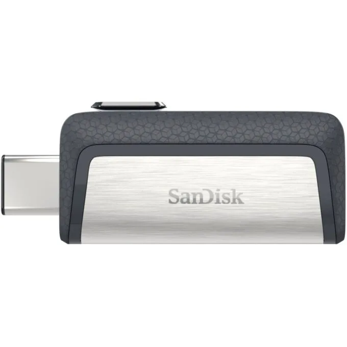 SanDisk Ultra Dual Drive Type-C - 256GB - Dual USB-C/USB-A, USB 3.1, Black & Silver — image 2