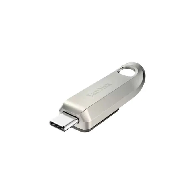 SanDisk Ultra Luxe USB Type-C Flash Drive - SDCZ75-128G-G46 - Silver, 128GB, USB 3.2 Gen1 — image 2