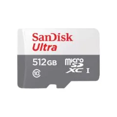 SanDisk Ultra microSDXC 512GB - White/Gray - UHS-I, Class 10, 100 MB/s