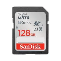 SanDisk Ultra SDXC Card 128GB - Up to 140 MB/s