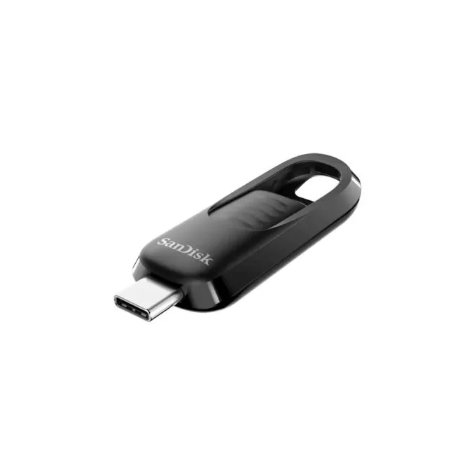 SanDisk Ultra Slide USB Type-C Flash Drive - SDCZ480-032G-G46 - 32GB, USB 3.2 Gen1, 200MB/s, Black — image 1
