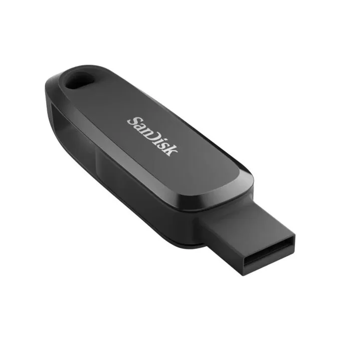 SanDisk USB-C Flash Drive - SDDDC6-032G-G46 - 32GB, USB 3.2 Gen1, 100MB/s, Swivel, Black — image 2
