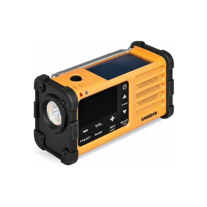 Sangean MMR-88 DAB+ (USB-C) gelb Notfall Kurbel Solar Radio — image 1