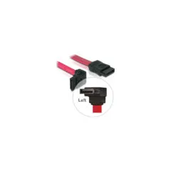 SATA 0.3m rot 90° DeLock