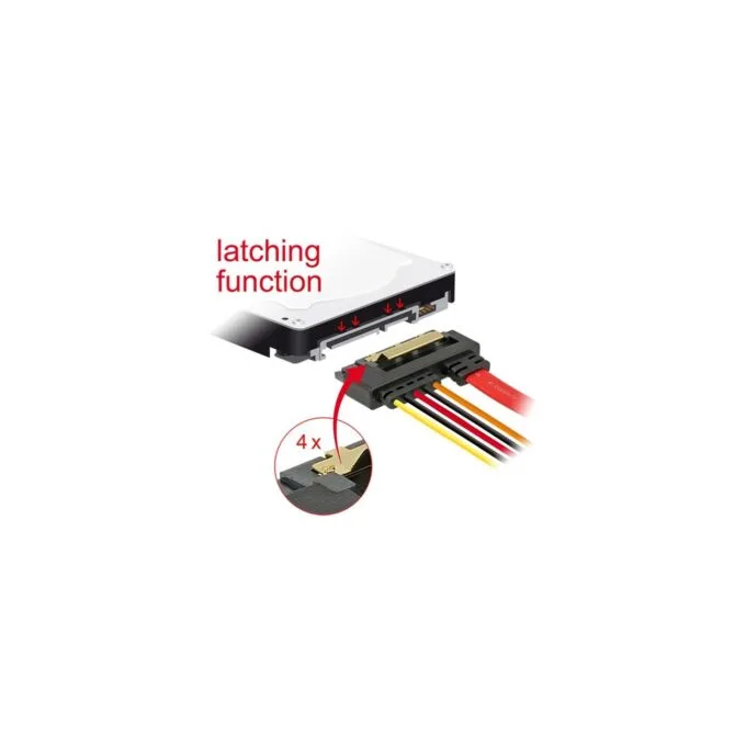 SATA Adapter Cable 7-pin + 5.25''-4-pin to SATA 22-pin — image 2