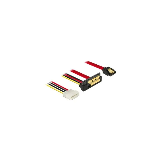 SATA Adapter Cable 7-pin + 5.25''-4-pin to SATA 22-pin — image 1