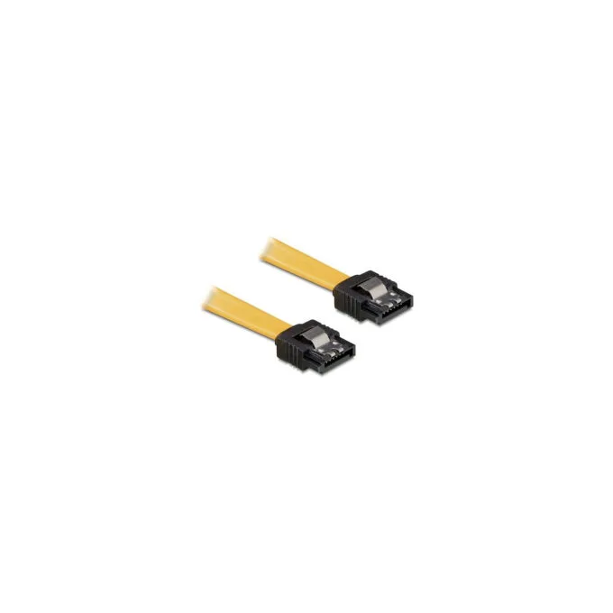 SATA-Kabel SATA - to SATA St St 0.50m gelb Clips — image 1