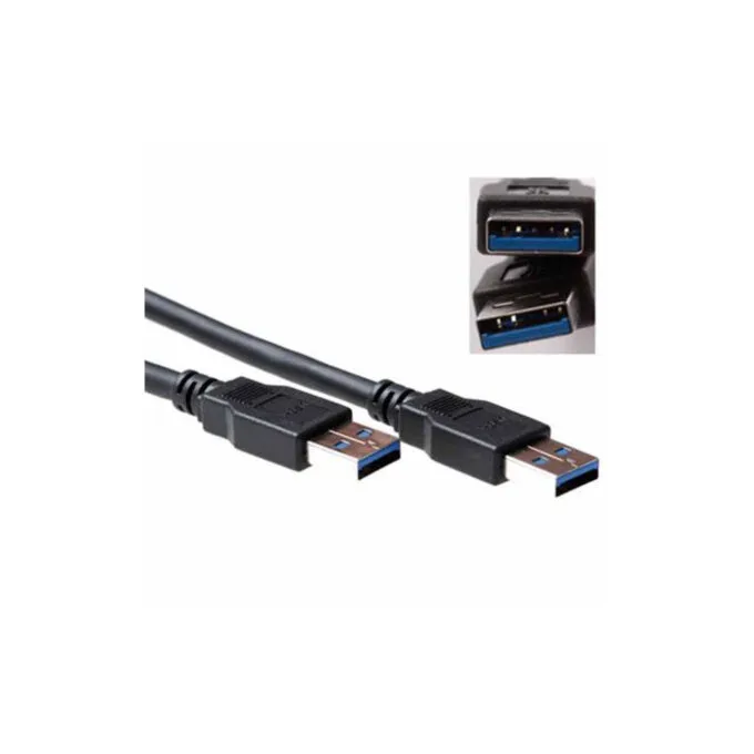 SB0001 3m USB3.0 A-A M M CABLE BLACK ACT — image 1