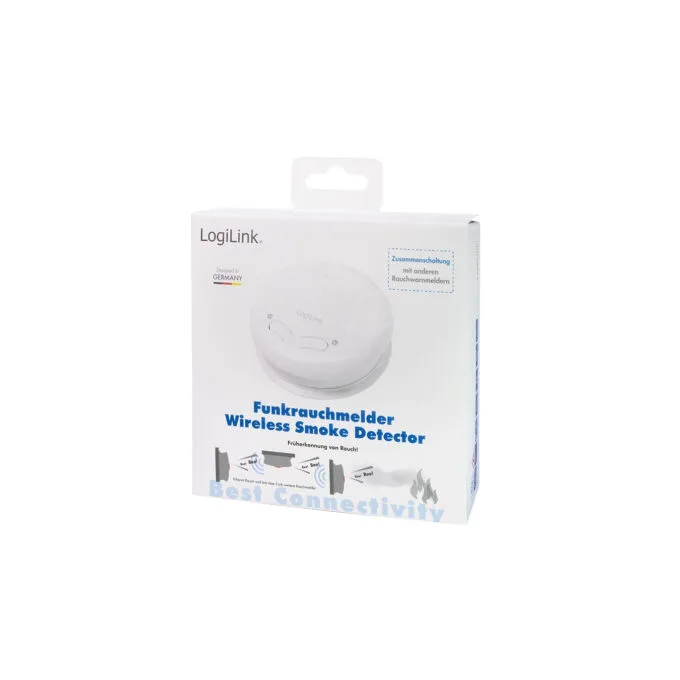 SC0014 SMOKE DETECTOR WIRELESS 433MHZ LOGILINK — image 1