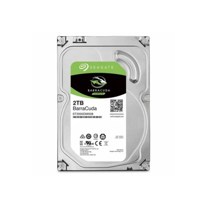 Seagate BarraCuda 2TB - 7200 RPM 256MB SATA III 3.5-inch Internal HDD - ST2000DM008 — image 2