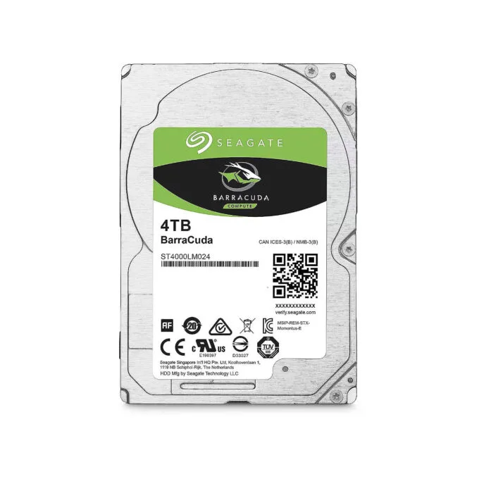 Seagate Barracuda 4TB 2.5-inch SATA III HDD - 5400 RPM 128MB Cache 15mm - ST4000LM024 — image 2